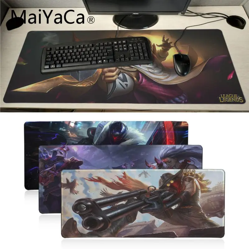 MaiYaCa New Design league of legend jhin Customized laptop Gaming mouse pad Speed/Control Version Large Gamer Mouse Pad for dota
MaiYaCa New Design league of legend jhin Customized laptop Gaming mouse pad Speed/Control Version Large Gamer Mouse Pad for dota