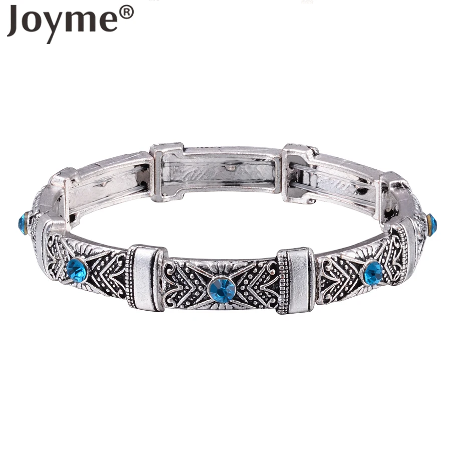 New Vintage Natural Stone Black Crystal Tibetan Silver Bracelets For Women Men Charms Elastic Bracelet Femme Boho Jewelry
New Vintage Natural Stone Black Crystal Tibetan Silver Bracelets For Women Men Charms Elastic Bracelet Femme Boho Jewelry