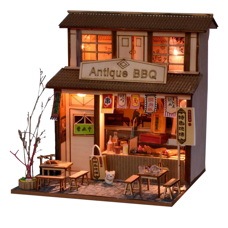 Cutebee DIY House Miniature with Furniture LED Model Building Blocks Toys for Children Casa De Boneca Chinese Folk Architecture
Cutebee DIY House Miniature with Furniture LED Model Building Blocks Toys for Children Casa De Boneca Chinese Folk Architecture