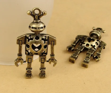 10pcs charm mechanic robot pendant 46*24MM 8.5g Antique bronze Accessories Handmade earrings bracelet necklace Jewelry
10pcs charm mechanic robot pendant 46*24MM 8.5g Antique bronze Accessories Handmade earrings bracelet necklace Jewelry