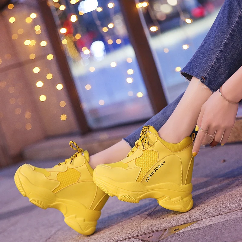 13cm High women's breathable Athletic mesh sneakers lightweight high platform lace up casual shoes woman summer shoes sneakers
13cm High women's breathable Athletic mesh sneakers lightweight high platform lace up casual shoes woman summer shoes sneakers