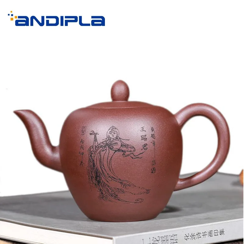270ml Authentic Yixing Purple Clay Health Raw Ore Zi Mud Zisha Pot for Home Drinkware Vintage Beauty Pattern Puer Tea Kettles
270ml Authentic Yixing Purple Clay Health Raw Ore Zi Mud Zisha Pot for Home Drinkware Vintage Beauty Pattern Puer Tea Kettles