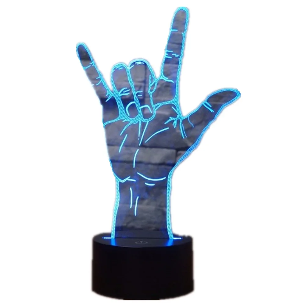 I Love You Sign Language 3D Lamp 7 Colors LED Night Light for Wedding Decoration Gift for Lovers Wife Girlfriend Boyfriend Light
I Love You Sign Language 3D Lamp 7 Colors LED Night Light for Wedding Decoration Gift for Lovers Wife Girlfriend Boyfriend Light