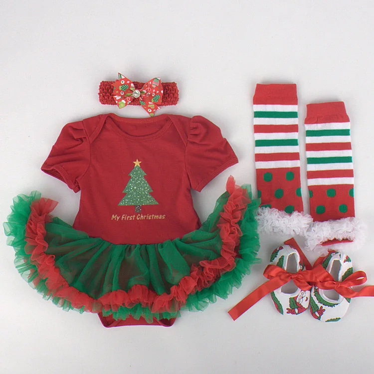 4pcs Newborn Baby Girls Christmas Clothes Headband+Bodysuit +Leg Warmers+Shoes Playsuit Jumpsuit Bebe Christmas Santa Bow Set
4pcs Newborn Baby Girls Christmas Clothes Headband+Bodysuit +Leg Warmers+Shoes Playsuit Jumpsuit Bebe Christmas Santa Bow Set