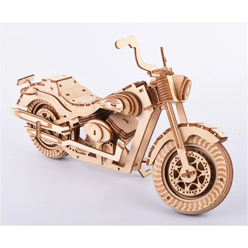 DIY 3D Wooden Puzzle Woodcraft Assembly Kit Motorcycle Laser Cutting Wood Toys For Christmas Gift 1461
DIY 3D Wooden Puzzle Woodcraft Assembly Kit Motorcycle Laser Cutting Wood Toys For Christmas Gift 1461