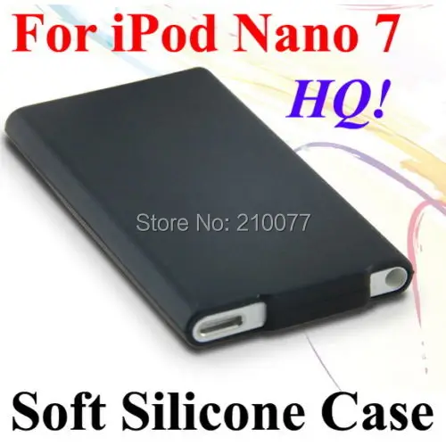 Мягкий силиконовый прорезиненный чехол HQ тонкий для Apple iPod Nano 7 го поколения