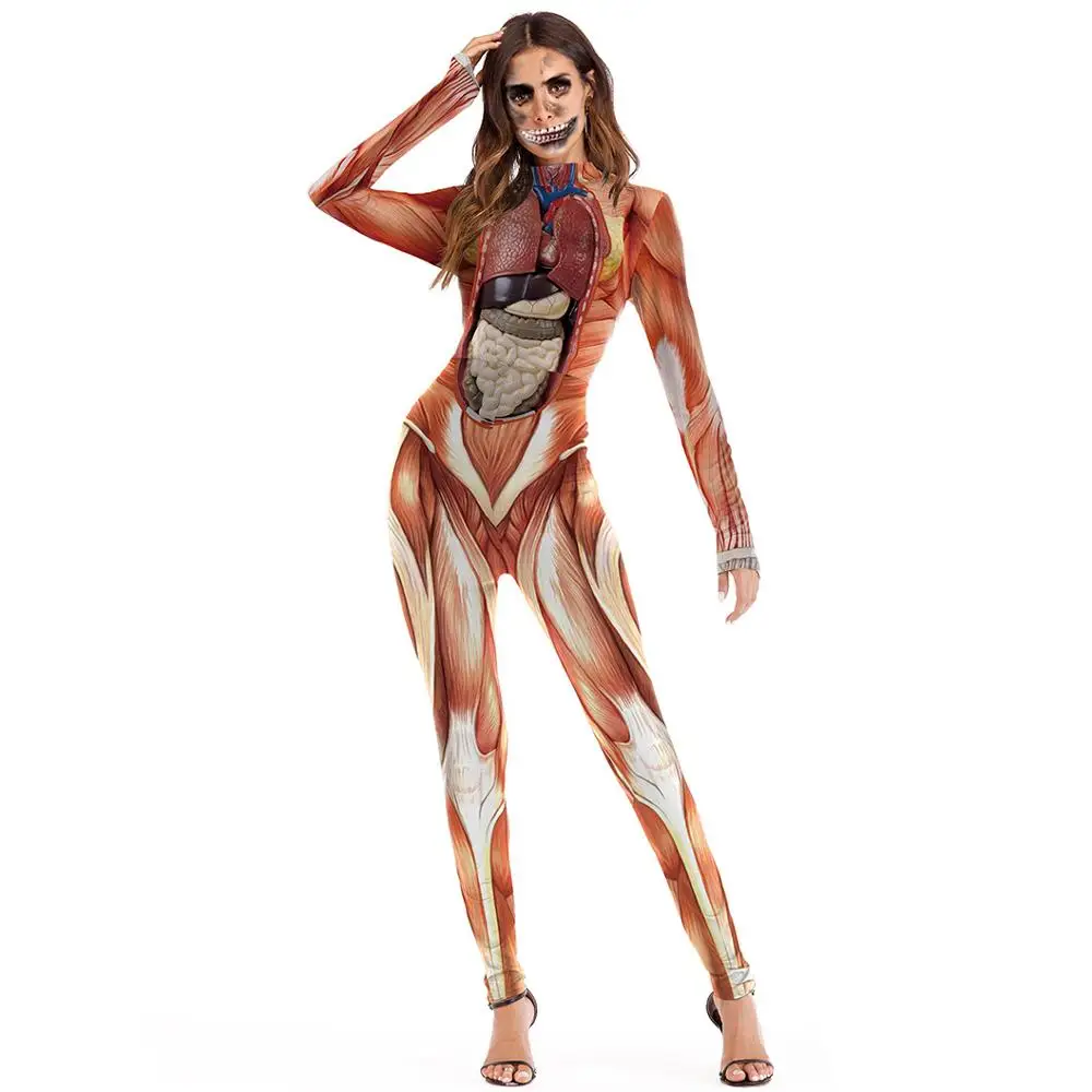 PLstar Cosmos New Women/girl Human body structure muscle Cosplay apparel Zentai Bodysuit Suit Jumpsuits
PLstar Cosmos New Women/girl Human body structure muscle Cosplay apparel Zentai Bodysuit Suit Jumpsuits
