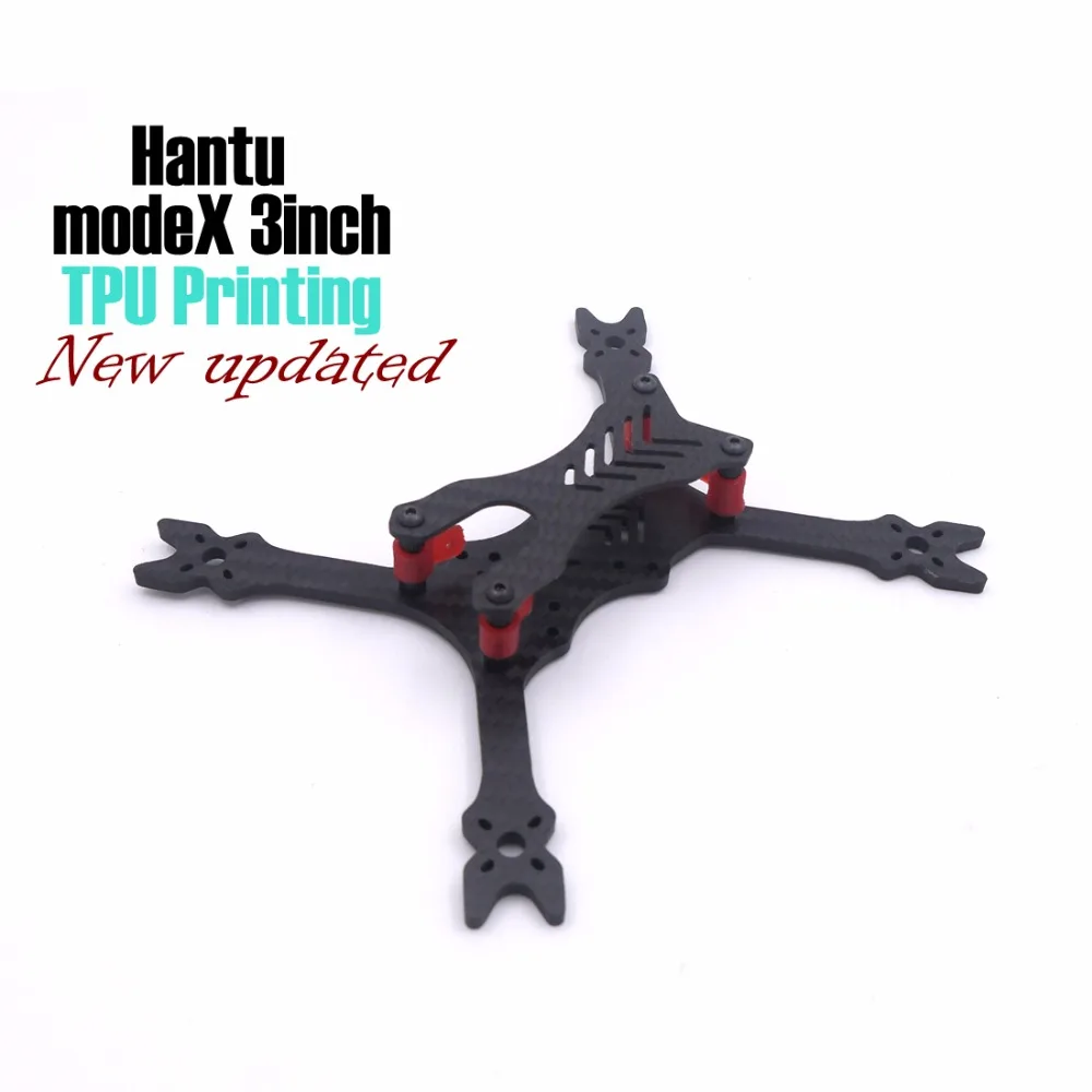 ModeX HANTU 3 дюймовый 160 мм Φ TPU3D детали для FPV RC cross racing drone quadcopter|kit quadcopter|frame kitfpv |