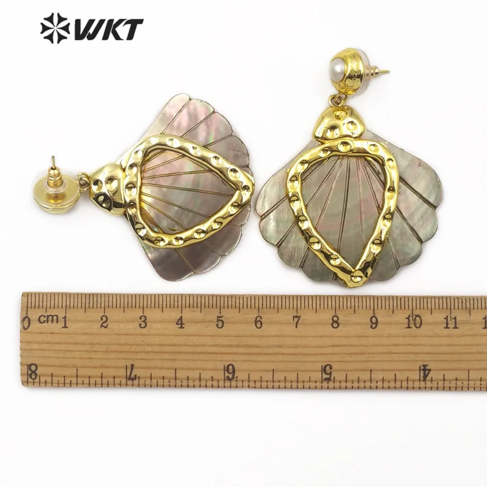 WT-E500 New Arrival!Natural Pearl Earrings and Metal Heart Shaped Decorative Fan Shell Jewelry Earrings for Women
WT-E500 New Arrival!Natural Pearl Earrings and Metal Heart Shaped Decorative Fan Shell Jewelry Earrings for Women