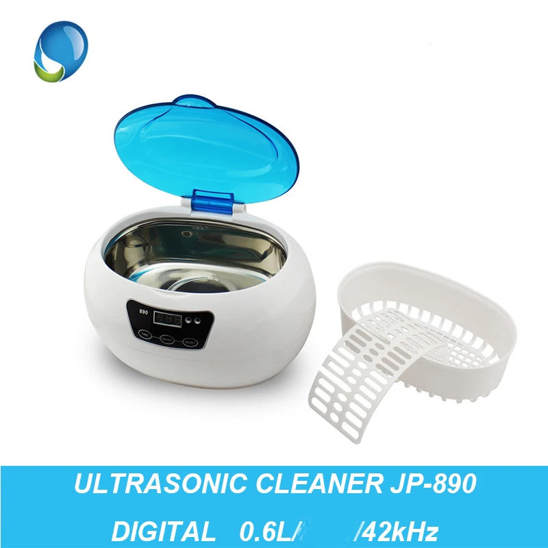 

0.6L JP-890 Digital Ultrasonic Cleaner Cleaning Machine Baskets Jewelry Watches Dental Nail Ultrasound Cleaner Ultrasonic Bath