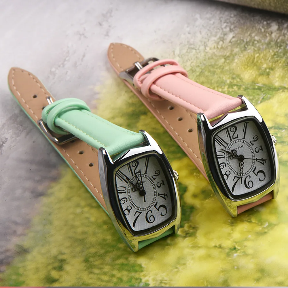 Модные прямоугольные женские наручные часы с браслетом из нержавеющей