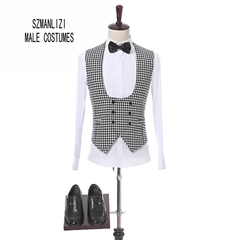 New Fashion Plaid Vest Men Formal Wedding Suit Vest Slim Fit Wedding Waistcoat Mens vest
New Fashion Plaid Vest Men Formal Wedding Suit Vest Slim Fit Wedding Waistcoat Mens vest