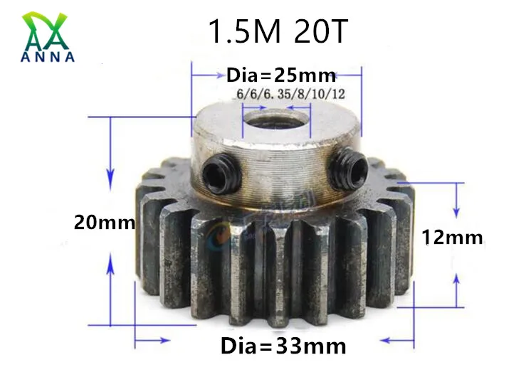 4pcs 1.5M 20teeth gear pinion gear rack 20teeth quenching Spur Gear pinion bore 6mm-15mm spur gear precision 45steel pinion
4pcs 1.5M 20teeth gear pinion gear rack 20teeth quenching Spur Gear pinion bore 6mm-15mm spur gear precision 45steel pinion