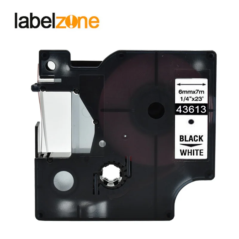 1PC 43613 1/4"(6mm) x 23'(7m) black on white compatible Dymo D1 PNP 6mm label printers D1 43613 for dymo label manager LM160
1PC 43613 1/4"(6mm) x 23'(7m) black on white compatible Dymo D1 PNP 6mm label printers D1 43613 for dymo label manager LM160