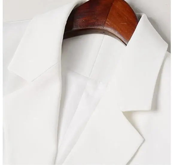 Fashion temperament women pants suits New elegant slim half sleeve blazer and trousers office ladies plus size Work wear white
Fashion temperament women pants suits New elegant slim half sleeve blazer and trousers office ladies plus size Work wear white