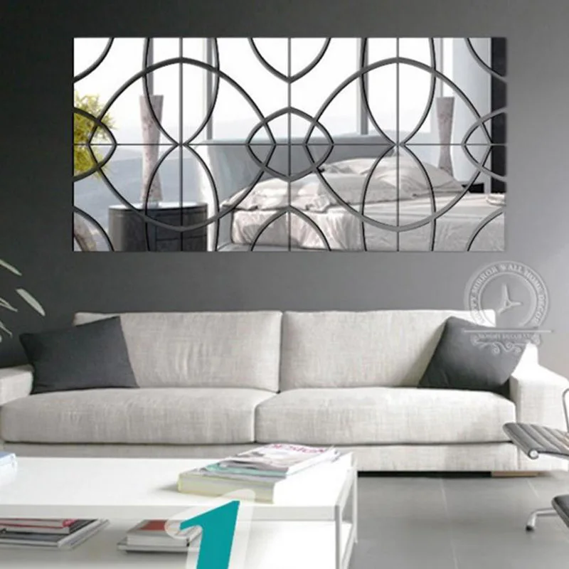 3D Silver Gold Mirror Wall Sticker Acrylic Modern Home Decoration Wall Decor Stickers DIY Poster Sticker Self-adhesive Mirror
3D Silver Gold Mirror Wall Sticker Acrylic Modern Home Decoration Wall Decor Stickers DIY Poster Sticker Self-adhesive Mirror