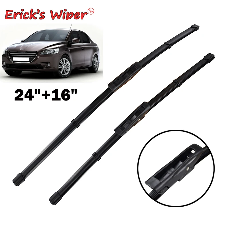 Erick's Wiper LHD Front Wiper Blades For Peugeot 301 2012 - 2015 Windshield Windscreen Front Window 24"+16"
Erick's Wiper LHD Front Wiper Blades For Peugeot 301 2012 - 2015 Windshield Windscreen Front Window 24"+16"