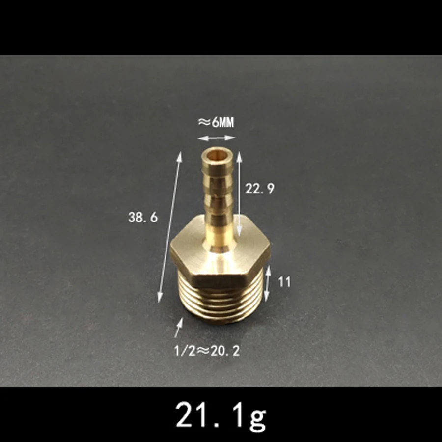 Уплотненный DN15 1/2 "BSP Мужской x 6 мм шланг колючий хвост Латунная муфта соединение трубы фитинг вода газ
Уплотненный DN15 1/2 "BSP Мужской x 6 мм шланг колючий хвост Латунная муфта соединение трубы фитинг вода газ