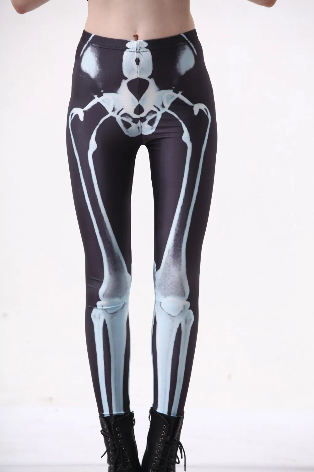 Fashion Women X-ray Skeleton on Black Print Leggings Slim Fit Thin Elastic Polyester Party Pants Casual Trousers Drop Shipping
Fashion Women X-ray Skeleton on Black Print Leggings Slim Fit Thin Elastic Polyester Party Pants Casual Trousers Drop Shipping