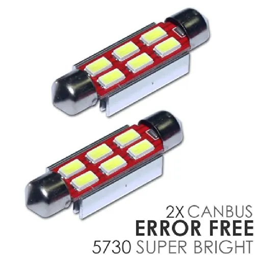 4 Pieces 42mm Festoon LED Car Bulbs 576 578 211-2 212-2Flicker Error Free Canbus 6SMD 5730 Chips 7000K White 2 Times Brighter
4 Pieces 42mm Festoon LED Car Bulbs 576 578 211-2 212-2Flicker Error Free Canbus 6SMD 5730 Chips 7000K White 2 Times Brighter