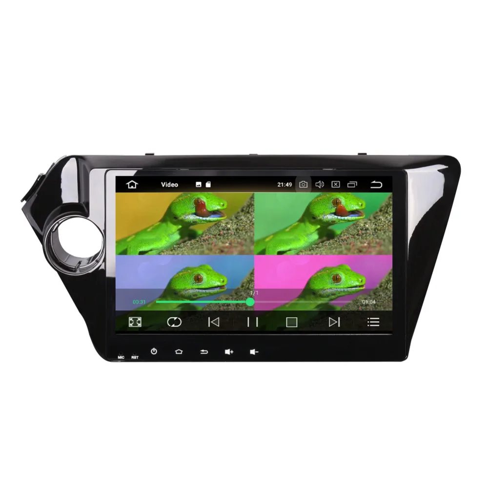 Android 8 0 Octa Core 4 Гб RAM IPS экран Автомобильная GPS навигация с Bluetooth для Kia K2 2011 Rio 2012