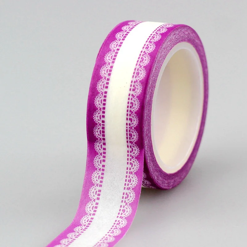 2PCS/lot 1.5cm*10m/roll white lace washi tape DIY decoration scrapbooking Planner masking tape adhesive kawaii stationery
2PCS/lot 1.5cm*10m/roll white lace washi tape DIY decoration scrapbooking Planner masking tape adhesive kawaii stationery