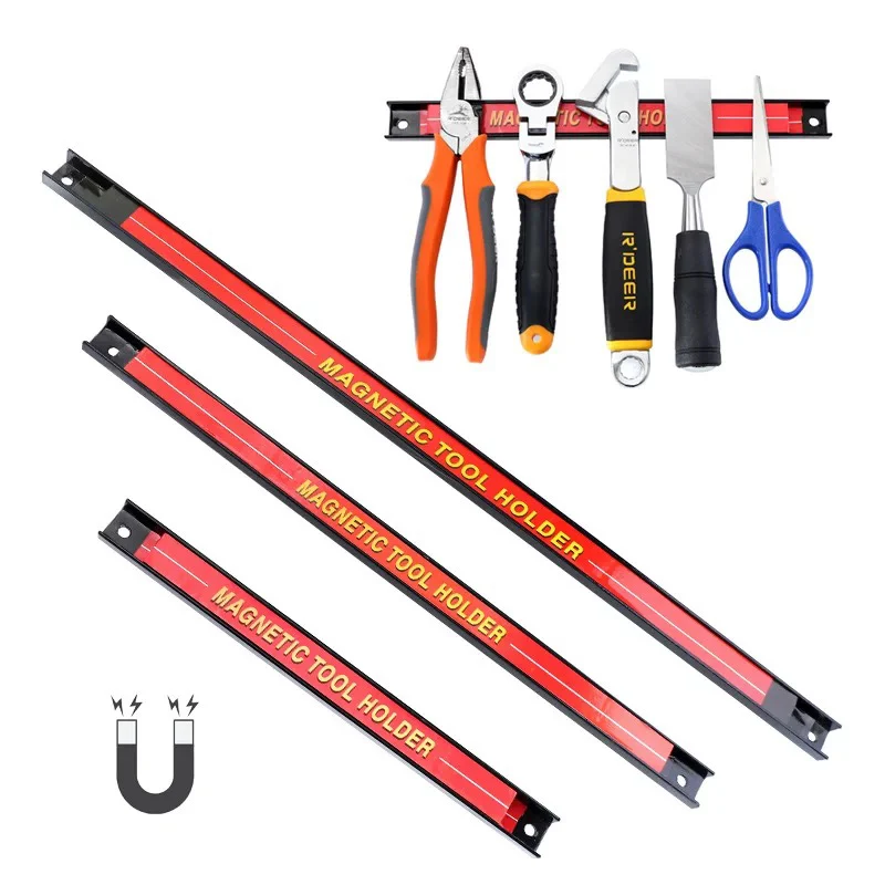 24" Magnetic Tool Holder Bar Organizer Racks for Connecting Strips Metal Tools in the Garage and Workshop
24" Magnetic Tool Holder Bar Organizer Racks for Connecting Strips Metal Tools in the Garage and Workshop