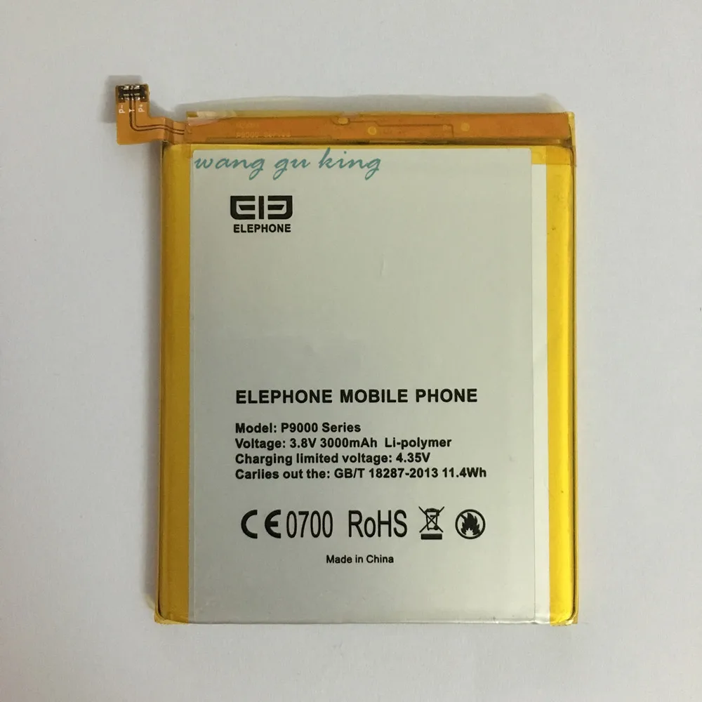 

100% Оригинальный резервный аккумулятор Elephone P9000 P9000 Lite 3000 мАч для Elephone P9000 P9000 Lite смартфона