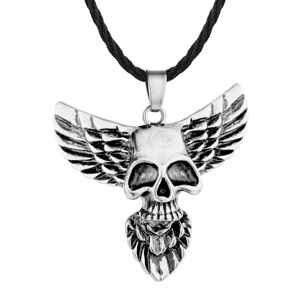 Nostalgia Goth Punk Rock Eagle Skull Necklace Gothic Jewelry Steampunk Bird Pendant Jewelry Making 2018
Nostalgia Goth Punk Rock Eagle Skull Necklace Gothic Jewelry Steampunk Bird Pendant Jewelry Making 2018