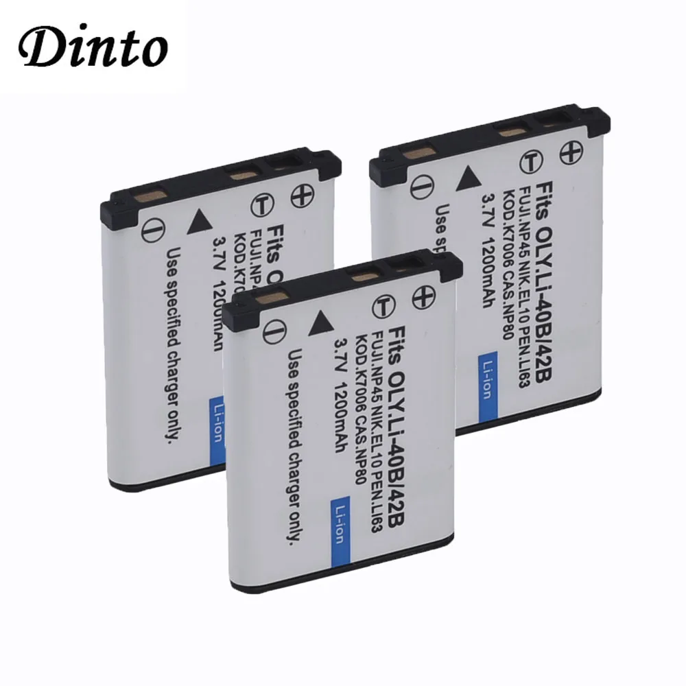 Dinto 3 шт., 1200 мАч, фотолампа, фотосессия, аккумулятор K7006 для камеры Nikon, OLYMPUS, FUJIFILM, Casio
Dinto 3 шт., 1200 мАч, фотолампа, фотосессия, аккумулятор K7006 для камеры Nikon, OLYMPUS, FUJIFILM, Casio