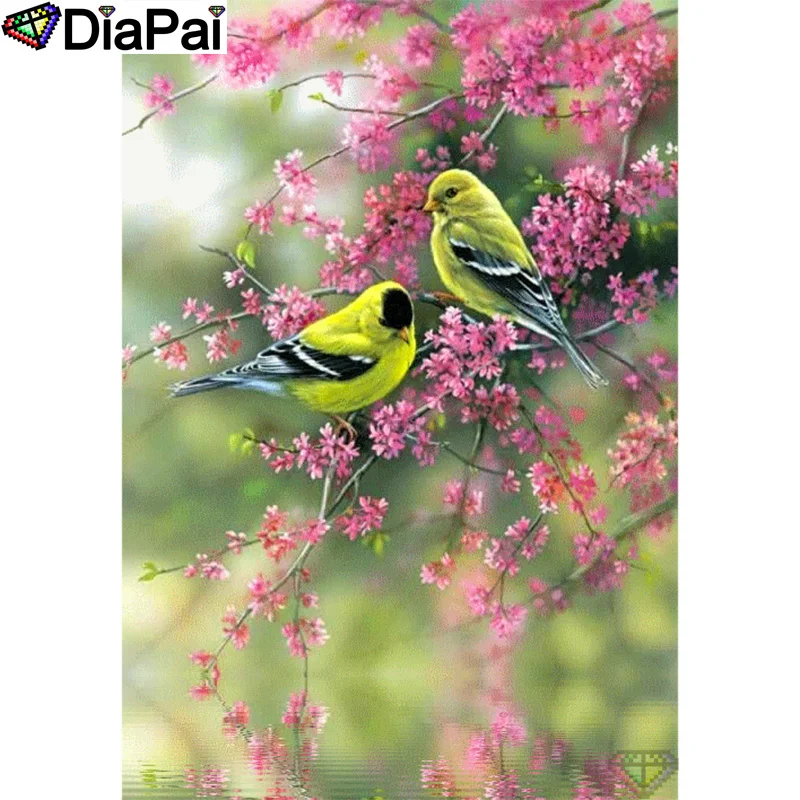 DIAPAI 100% Full Square/Round Drill 5D DIY Diamond Painting "Birds and flowers" Diamond Embroidery Cross Stitch 3D Decor A19031
DIAPAI 100% Full Square/Round Drill 5D DIY Diamond Painting "Birds and flowers" Diamond Embroidery Cross Stitch 3D Decor A19031