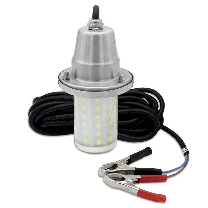 30W Fish Attract Light Waterproof LED Underwater Light Night Fishing Lighting for 12V Boat Ship
30W Fish Attract Light Waterproof LED Underwater Light Night Fishing Lighting for 12V Boat Ship
