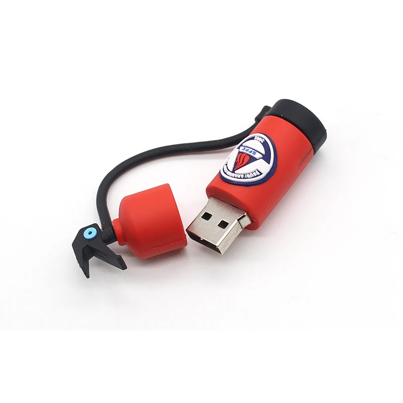 USB флеш накопитель огонь модель огнетушителя стикер usb 16GB флэш памяти объемом до 32