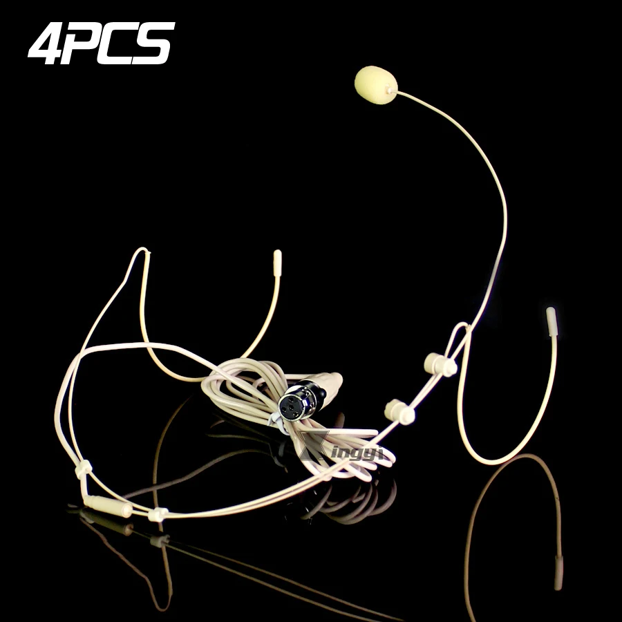 4Pcs Mini XLR 4 Pins TA4F Headworn Condenser Microphone Headset Mic For SHURE Wireless Transmitter AD1 LX1U SC1 LX1 UC1 UT1 UR5
4Pcs Mini XLR 4 Pins TA4F Headworn Condenser Microphone Headset Mic For SHURE Wireless Transmitter AD1 LX1U SC1 LX1 UC1 UT1 UR5