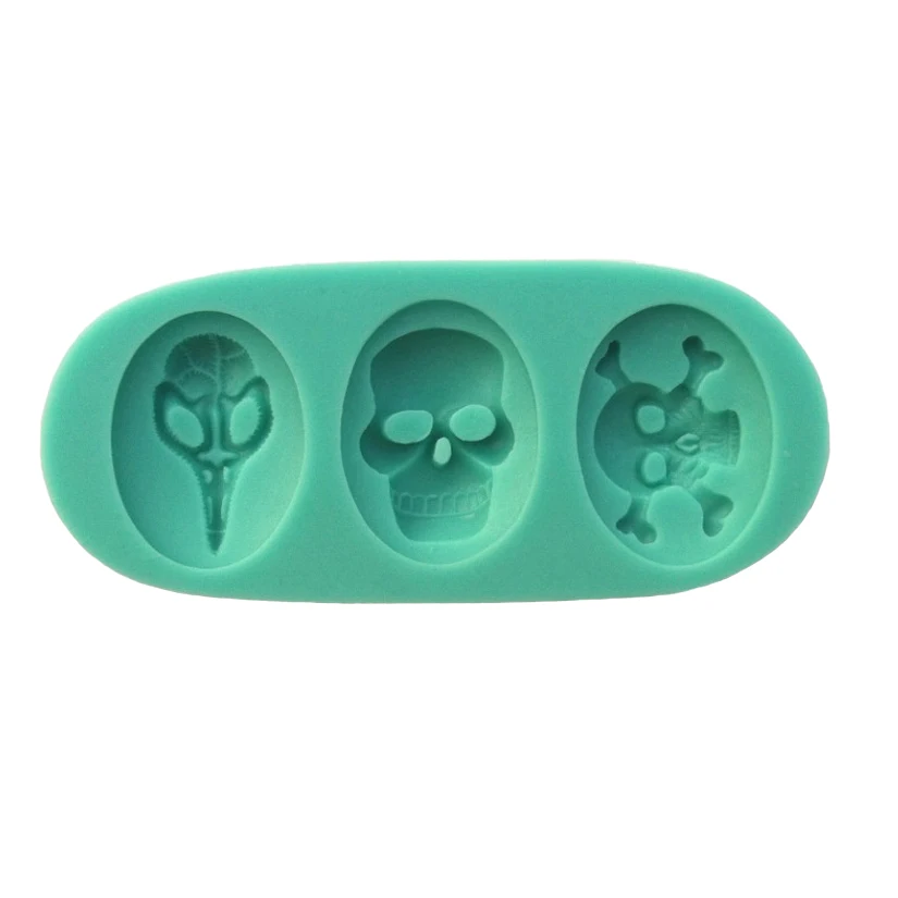 Halloween Series Skull Shapes Silicone Baking Molds, Fondant Cake Decorating Tools, Silicone Soap Mold
Halloween Series Skull Shapes Silicone Baking Molds, Fondant Cake Decorating Tools, Silicone Soap Mold