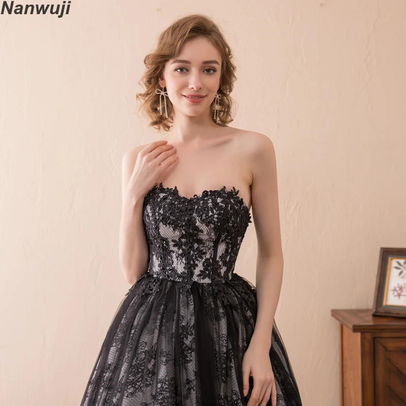 Real Photo Sweetheart Aline Black Lace Evening Dress Luxury Slim Sleeveless Prom Dresses
Real Photo Sweetheart Aline Black Lace Evening Dress Luxury Slim Sleeveless Prom Dresses
