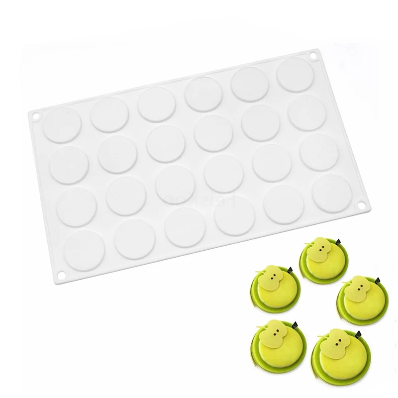 Filbake 24 Holes Round Silicone Chocolates Molds Cake Decorating Tools Mold For Baking Dessert Mousse Pastry Pan Bakeware
Filbake 24 Holes Round Silicone Chocolates Molds Cake Decorating Tools Mold For Baking Dessert Mousse Pastry Pan Bakeware