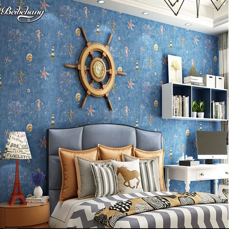 beibehang Mediterranean Retro Kids Wallpaper Eco Nonwovens Wallpaper Underwater World Warmer Bedroom Study Living Room Wallpaper
beibehang Mediterranean Retro Kids Wallpaper Eco Nonwovens Wallpaper Underwater World Warmer Bedroom Study Living Room Wallpaper