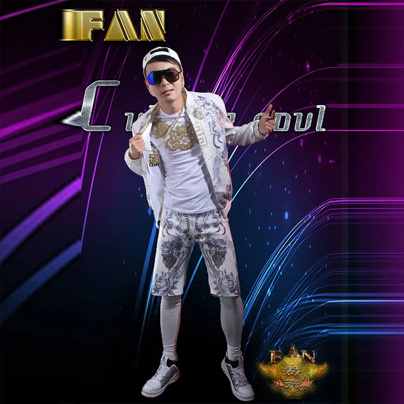 Hot bar nightclub male singer male DJ jacket costumes stage of design and color restoring ancient ways two piece
Hot bar nightclub male singer male DJ jacket costumes stage of design and color restoring ancient ways two piece
