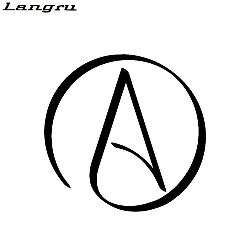 Langru Atheist международный символ интересные виниловые наклейки для стайлинга