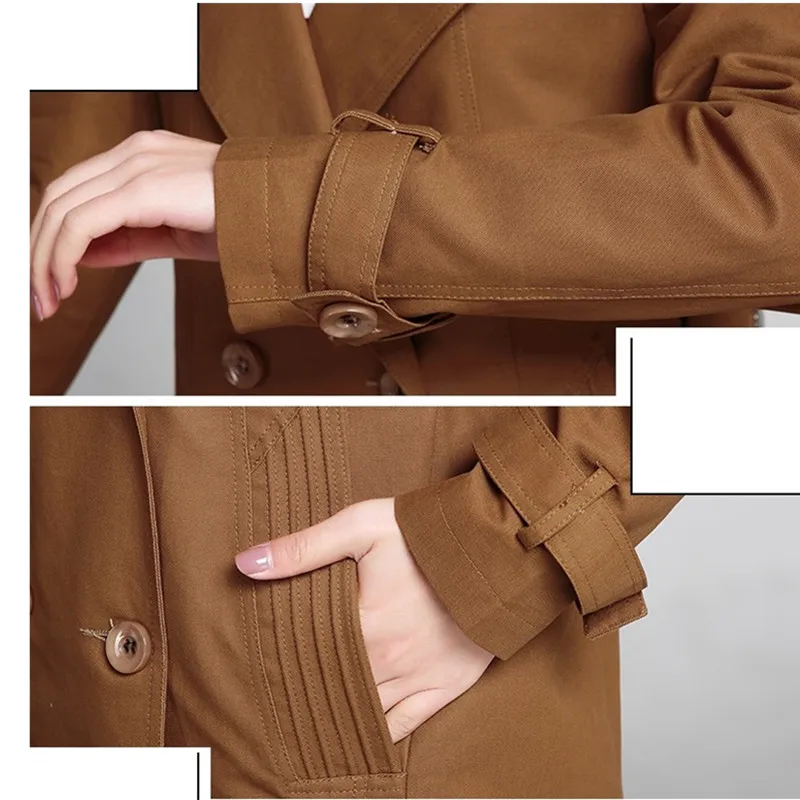 YAGENZ Spring Autumn Female Windbreaker Casual Middle-aged Women Cotton Outerwear Plus size Double-breasted Women Trench Coat
YAGENZ Spring Autumn Female Windbreaker Casual Middle-aged Women Cotton Outerwear Plus size Double-breasted Women Trench Coat