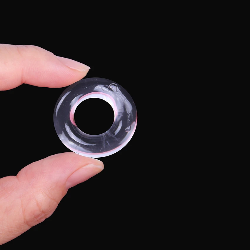 Силиконовое прозрачное кольцо на пенис 4 шт. кольца с задержкой времени для