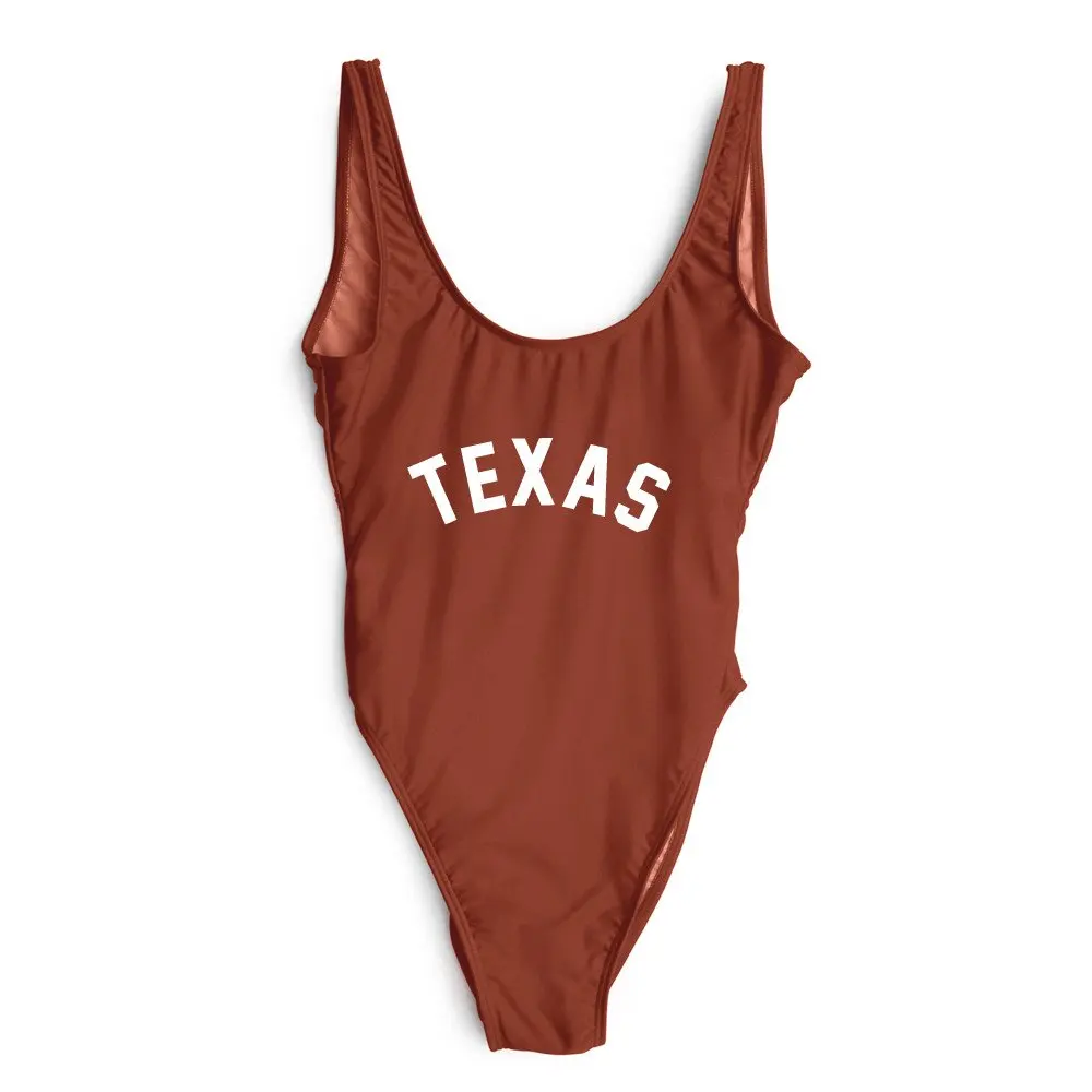 TEXAS funny Romper Top swimwear women bodysuit high waist bodysuits low back one piece bathing suit jumpsuit sexy Bodysuit
TEXAS funny Romper Top swimwear women bodysuit high waist bodysuits low back one piece bathing suit jumpsuit sexy Bodysuit