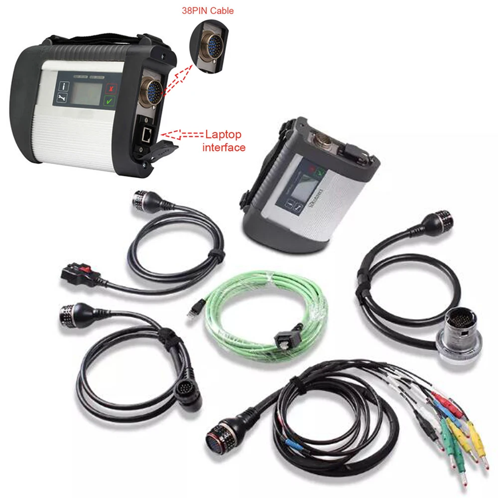 New MB Star Compact 4 full set 5cable with wifi One year Warranty SD Connect C4 For mb cars and trucks Diagnostic good quality
New MB Star Compact 4 full set 5cable with wifi One year Warranty SD Connect C4 For mb cars and trucks Diagnostic good quality