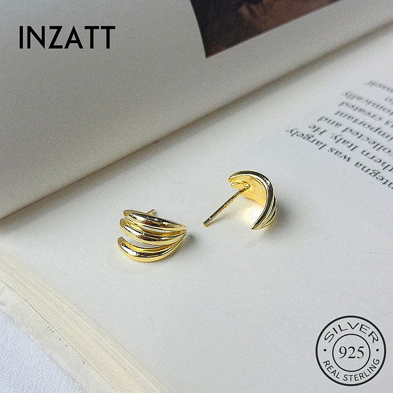 INZATT реальные 925 пробы серебристый неправильной формы геометрический спиральный обруч серьги для очаровательные женские вечерние ювелирны...
INZATT реальные 925 пробы серебристый неправильной формы геометрический спиральный обруч серьги для очаровательные женские вечерние ювелирны...