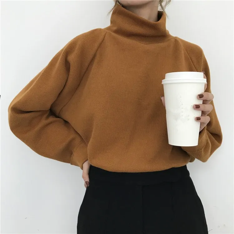 2018 осенне-зимний свитер с длинным рукавом повседневный вязаный пуловер плотный