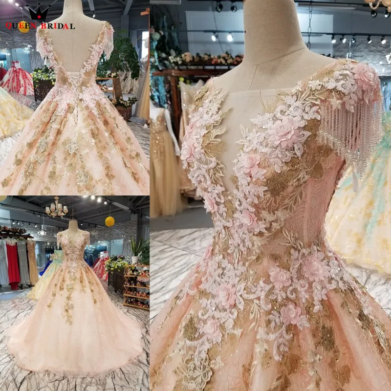 Ball Gown Open Back Fluffy Flowers Appliques Lace Luxury Evening Dresses 100% Real Evening Gown 2021 New Vestido De Festa KC49
Ball Gown Open Back Fluffy Flowers Appliques Lace Luxury Evening Dresses 100% Real Evening Gown 2021 New Vestido De Festa KC49