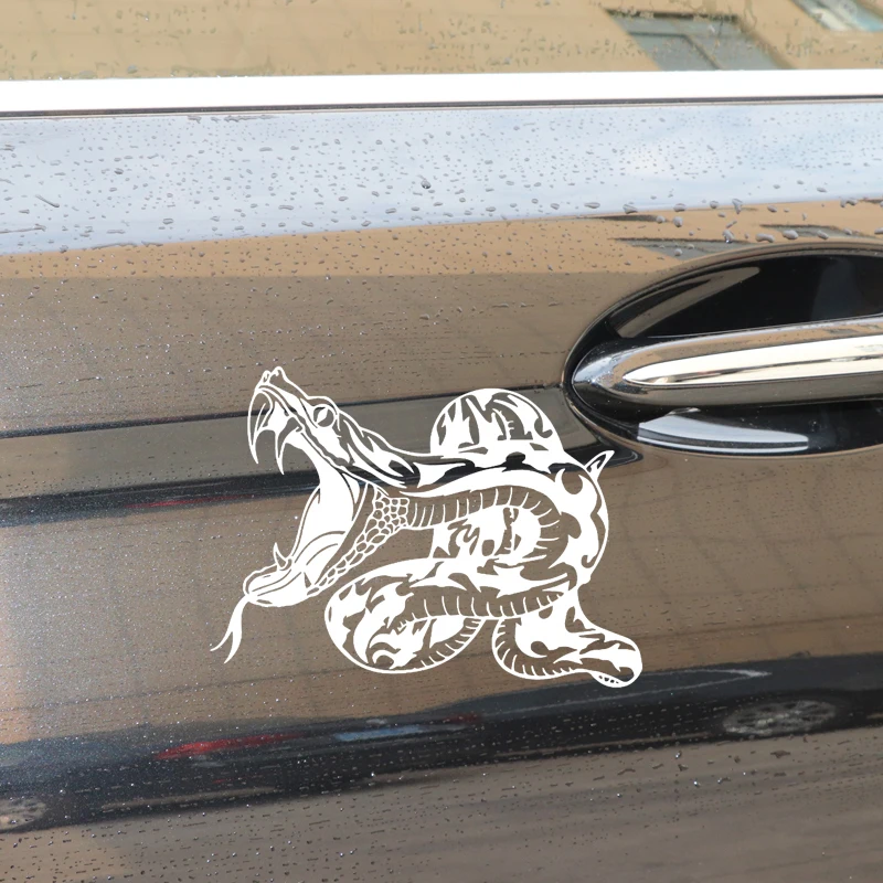 YJZT 17.6CM*13CM Fierce Snake Creative Decor Car Stickers Body Of Car Vinyl Decal Black/Silver C4-1543
YJZT 17.6CM*13CM Fierce Snake Creative Decor Car Stickers Body Of Car Vinyl Decal Black/Silver C4-1543