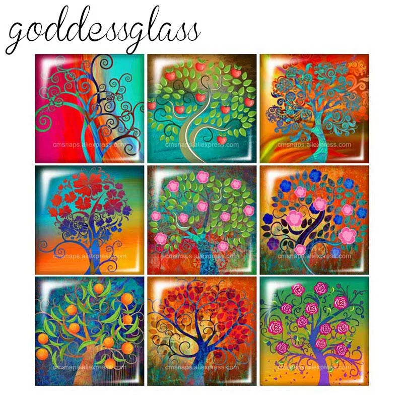 New Beauty Magical Life tree 10pcs mixed 12mm/20mm/25mm/30mm Square photo glass cabochon demo flat back Making findings
New Beauty Magical Life tree 10pcs mixed 12mm/20mm/25mm/30mm Square photo glass cabochon demo flat back Making findings