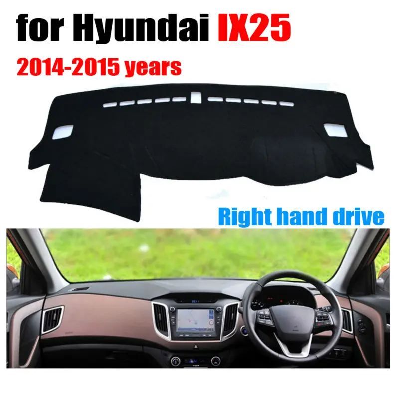 Car dashboard cover mat for Hyundai IX25 2014-2015 years Right hand drive dashmat pad dash cover auto dashboard accessories
Car dashboard cover mat for Hyundai IX25 2014-2015 years Right hand drive dashmat pad dash cover auto dashboard accessories